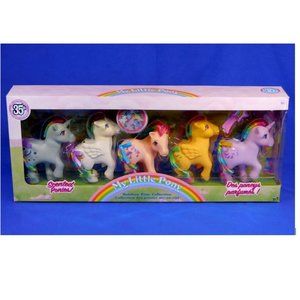 MY LITTLE PONY 35TH Anniversary Rainbow Collection PONIES BASIC FUN 2018 NIB New